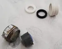 Zhangji 3 Grifo de modos aireador de 360 grados de rotación Flexible WaterSaving de filtro de alta presión adaptador de accesorios de cocina