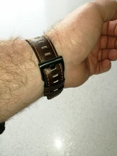 22mm correa de reloj para el Huawei watch gt 2/2e correa samsung Galaxy reloj de 3/45/46mm de cuero correa Amazfit ritmo GTR/equipo S3 frontera