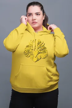 

Angemiel Wear Yellow Eagle Yellow Women 'S Hooded Sweatshirt