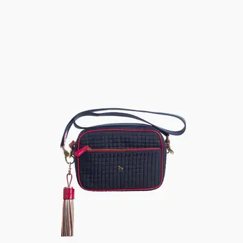 

Petusco Heritage-Navy Marten made handbag de Piel