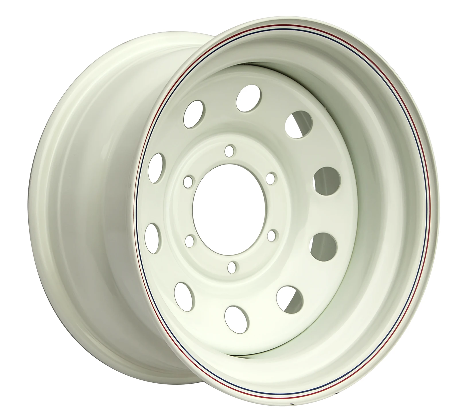 Disc reinforced Nissan Navara D40 2.5TD steel White 6x114,3 8xR16 D66 ET-0