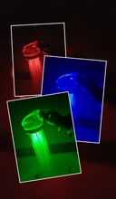 Light Shower-Head Temperature-Control Colorful Anion Pressurized Water-Saving Handheld