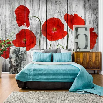 

Wall mural-Tale of Red Poppies