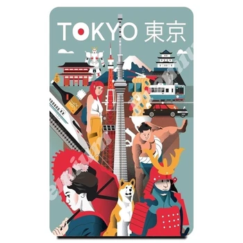 

Tokyo souvenir magnet vintage tourist poster