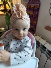 Gorro infantil para bebé, turbante de flores, 6m-18m, tocado infantil, gorro para niño recién nacido, gorro para niño pequeño