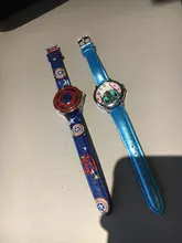 Disney StarCraft-Reloj de punto de bebé para niños, cronógrafo de cuero resistente al agua con dibujos animados
