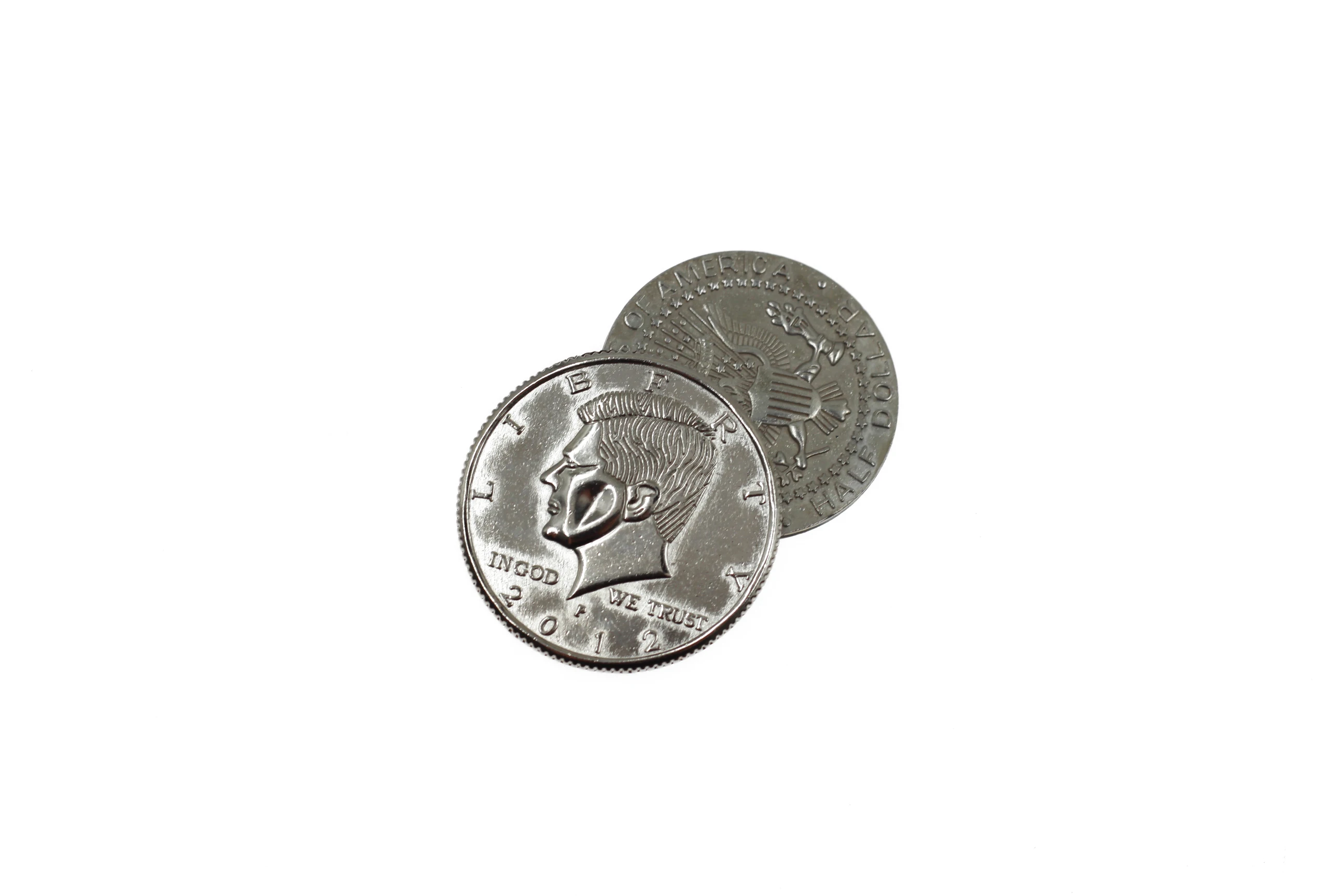 마그네틱 플리퍼 코인 나비 코인(USD 하프 달러 복사) 마술사 액세서리 닫기 마술 트릭 소품 특수 효과 나타나는 Magia -  AliExpress