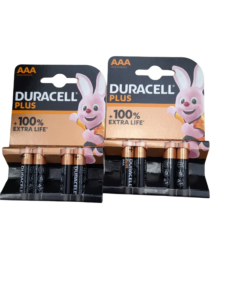 Piles Duracell AAA Plus, 1.5 V LR03 Lot de 24