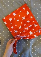 Asenappy-Bolso húmedo seco con dos cremalleras, bolsa de pañales para bebés, impermeable, reutilizable, lavable, 30x36cm