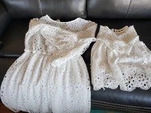 Ropa a juego para madre e hija, vestido de encaje Floral, minivestido de fiesta para niña bebé, 1 ud.