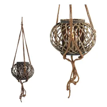 

Candleholder wicker Rope Rope (38 x 28 x 38 cm)