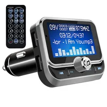  Creative Car FM Transmitter With Remote Control 1.8