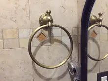 Faucet Towel-Ring Paper-Holder Soap-Dish Toilet-Brush Bathroom-Accessories Bath-Rack