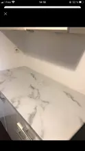 Pegatinas de PVC para pared de cocina, papel tapiz autoadhesivo impermeable de 24x3M/5M / 10M de mármol para encimera de baño, envío rápido