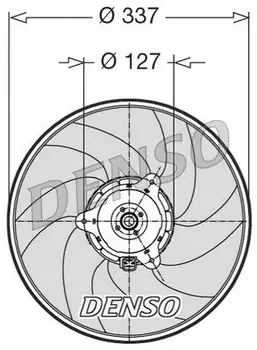 

Radiator fan PEUGEOT 306/406/PARTNER DENSO DER21002