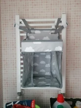 Organizador de almacenamiento de cama para bebé recién nacido, bolsa de almacenamiento colgante, organizador de Caddy para ropa de cama esencial para bebé, bolsa de almacenamiento de pañales