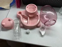 Alimentador automático de mascotas, para perros y gatos, depósito de comida de 2.2L y de agua de 528ml, suministro lento de comida