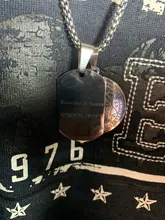 Nextvance-Collar personalizado de acero inoxidable para hombre y mujer, Grabado libre con foto y nombre en 3 colores, regalo de San Valentín