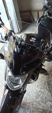Extensión de parabrisas transparente para motocicleta, alerón de pantalla de viento, Deflector de flujo de aire ajustable, para Triumph Aprilia Honda
