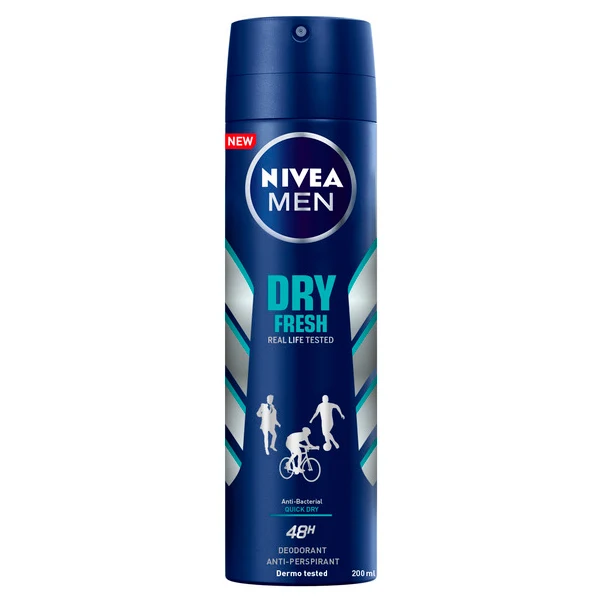 Спрей дезодорант сухой свежий Nivea(200 мл