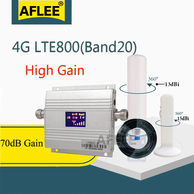 Europe 4G Cellular Amplifier Band20 LTE 800MHz 4g