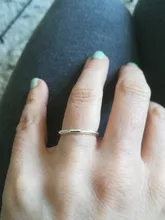 XIYANIKE-Anillo de plata de primera ley con cadena fina para mujer, sortija, plata esterlina 925, estilo coreano, ancho, hecho a mano