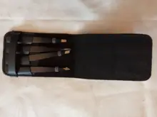 Pinzas antiestáticas de acero inoxidable para mantenimiento de cejas, herramientas de reparación de precisión Industrial, recta, 4 Uds.