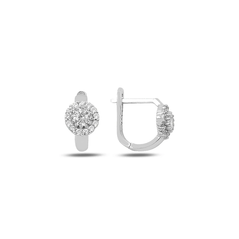 Серебряные 925 пробы циркония кубического циркония J детская бирка
