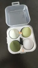 esponja maquillaje, XISHOW-esponja para maquillaje, licuadora de belleza, base de maquillaje en polvo, colorete, accesorios de maquillaje, herramienta, huevo de belleza, 1/4 Uds.