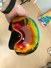 COPOZZ-Gafas de esquí profesionales para hombre y mujer, lentes de doble capa antiniebla, UV400, esquí grande, Snowboard, gafas de nieve