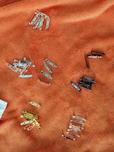 50 unids/lote 15 20 25 30 35 mm broche de Clip pines alfileres de seguridad broche ajustes en blanco Base para la fabricación de la joyería DIY suministros