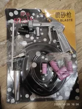 Pistola de pulverización de chorro de arena, herramienta abrasiva, boquillas de cerámica, Kit de puntas, herramientas neumáticas