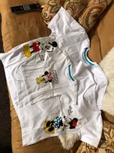 Verano camiseta Mickey Minnie mamá y mí ropa familia juego ropa Padre hijo ropa papá mamá bebé camiseta traje