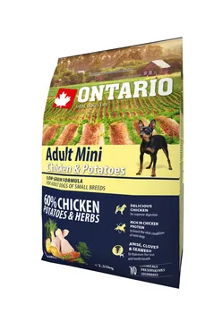 

Ontario for dogs small breeds with chicken and potatoes 2,25 kg x 2 PCs