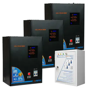 

Three-phase relay voltage stabilizer energy Voltron 24000 (HP)