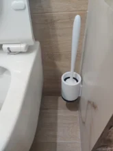 Toilet-Brush Plastic Bathroom Silicone Holder-Set Wall-Mounted with Or Floor-Standing