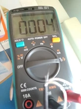 RICHMETERS 102 Multímetro 6000 cuenta con luz de Fondo AC/DC Del Amperímetro Del Voltímetro Del Ohmio Frecuencia Temperatura del Diodo