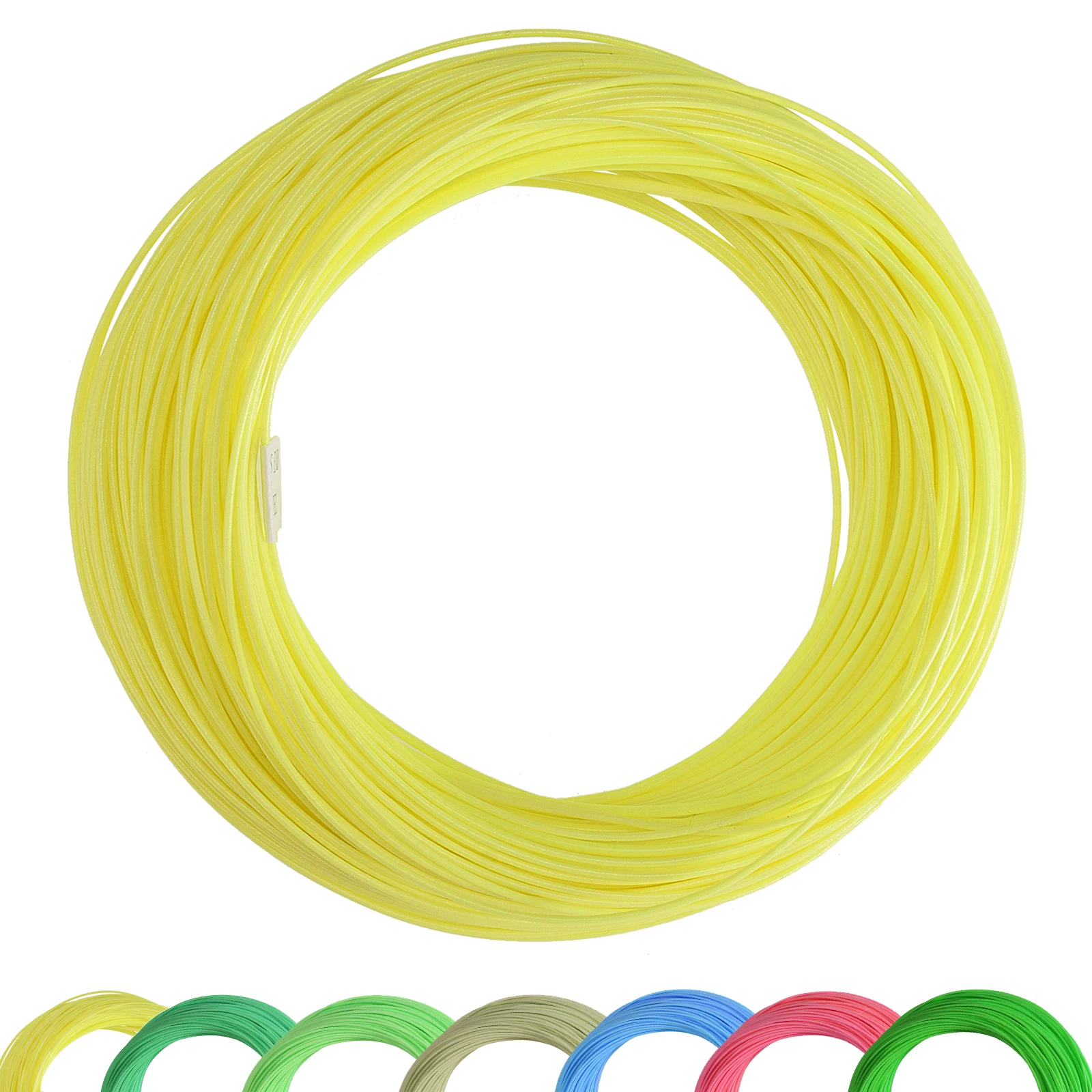 Gold Floating Fly Fishing Line WF2/3/4/5/6/7/8/9F 90/100FT With 2