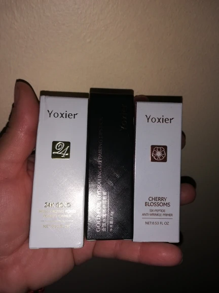 Yoxier Makeup Base 24k Gold Elixir Oil Control Moisturizing Whitening Essence Professional Matte Serum Series Foundation Primer reviews №1 236490