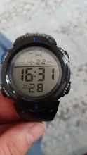 Reloj Digital deportivo para Hombre, cronógrafo electrónico multifuncional de Goma, con pantalla LED, estilo militar, informal