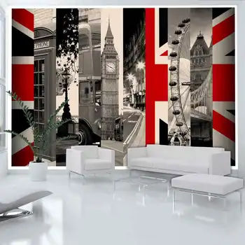 

Wall mural-symbols of London-350x245 cm