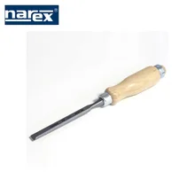 Стамеска плоская с деревянной(светлой) ручкой 10 мм, NAREX