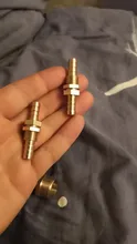 Hose Barb Coupler-Connector-Adapter Pipe-Fitting Id-Pipe 16mm Brass Bulkhead Copper 12-14