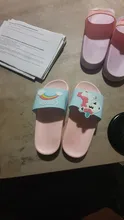 Zapatillas de interior con dibujo de unicornios para niños, chanclas de verano, dormitorio infantil, para la playa, 3 a 9 años