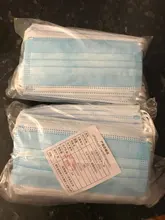 Mascarilla médica desechable no tejida, máscara quirúrgica de 3 capas con filtro, transpirable, antipolvo