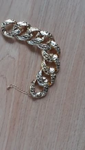 Tocona-Pulseras coloridas Punk para mujer, cadena geométrica hueca de Metal de aleación de oro, regalo de joyería ajustable, venta al por mayor 6666