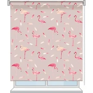 

Roll blind Magic Night 120x175 style loft pattern Flamingo