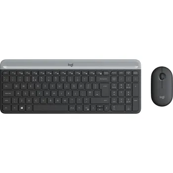 

Logitech MK470 keyboard RF wireless QWERTY Danish, Finnish, Norwegian, Swedish Graphite