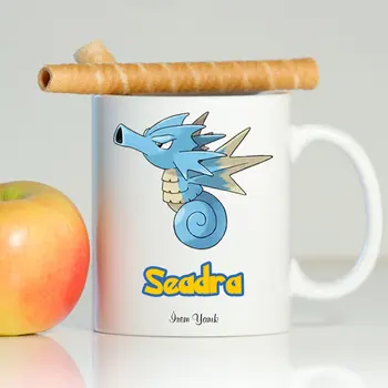 

Personalized Pokemon Seadra White Mug Cup