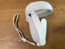 Correa para nudillos de mano para Oculus Quest 2 VR, control táctil, mango ajustable, correa de muñeca para Oculus Quest 2